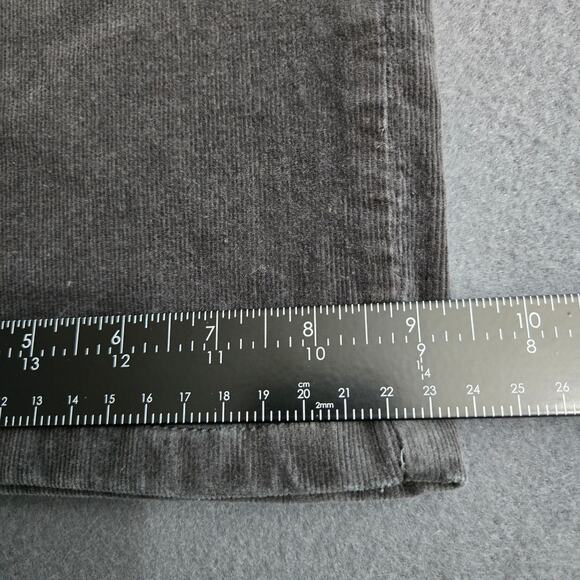 Erika Women 14 Gray Daria Corduroy Jeans Straight Leg - Picture 12 of 14